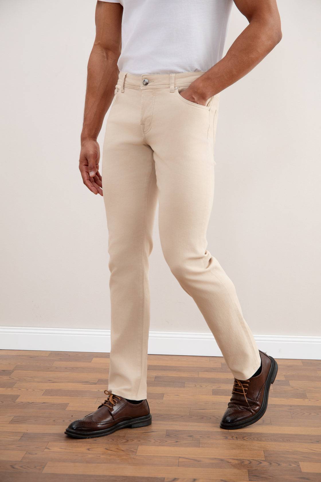 Sand Stretch Five-pockets Jeans