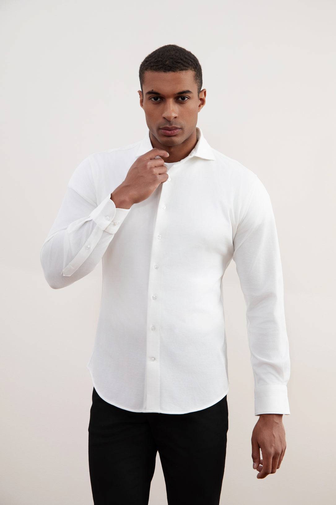 Off-White Cotton-Piqué Shirt