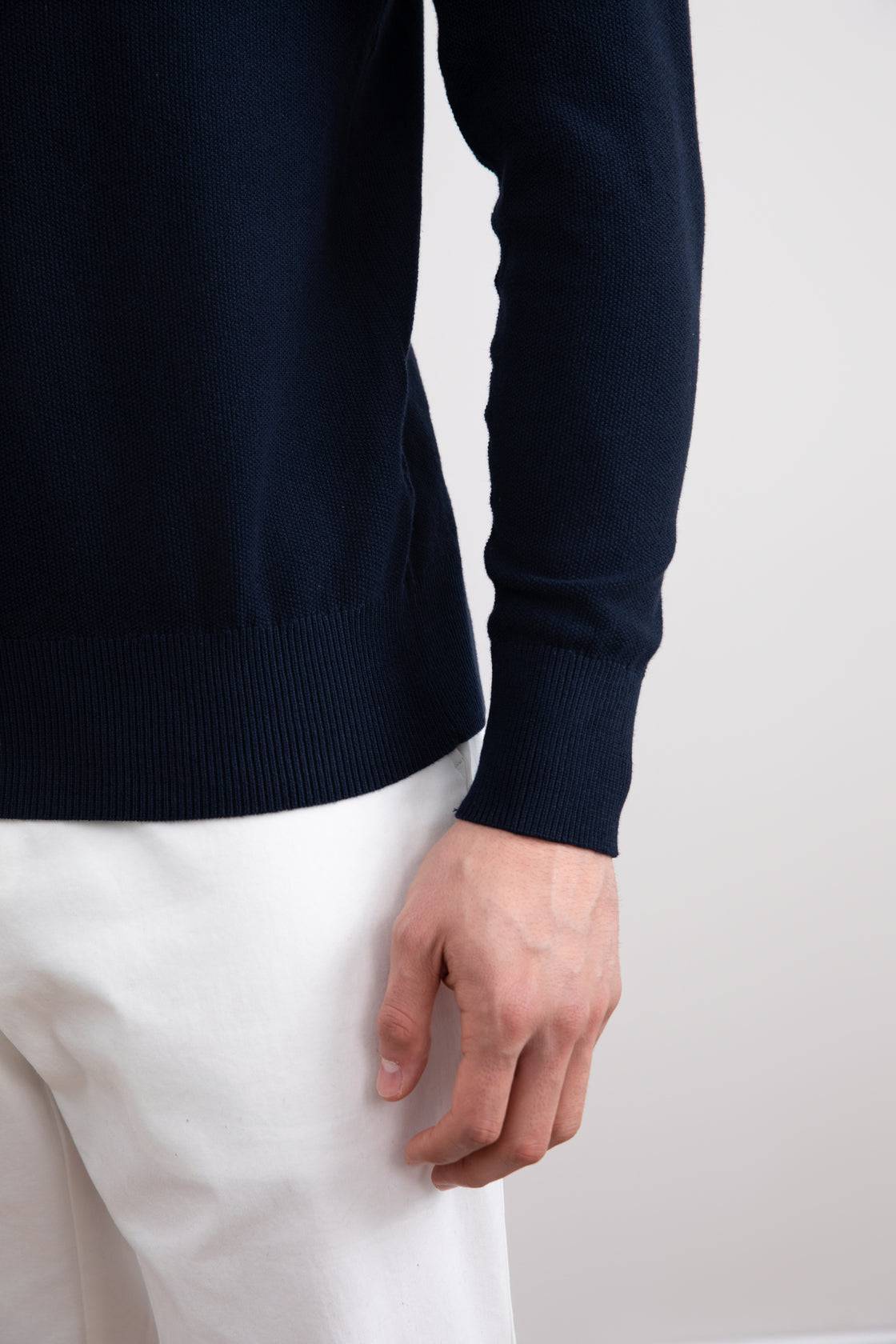 Navy 18mil Crewneck Sweater